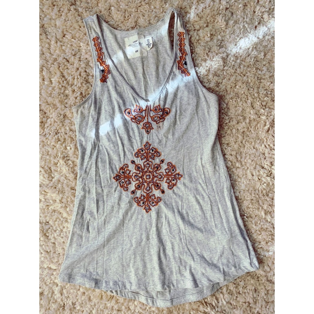 Embroidered top